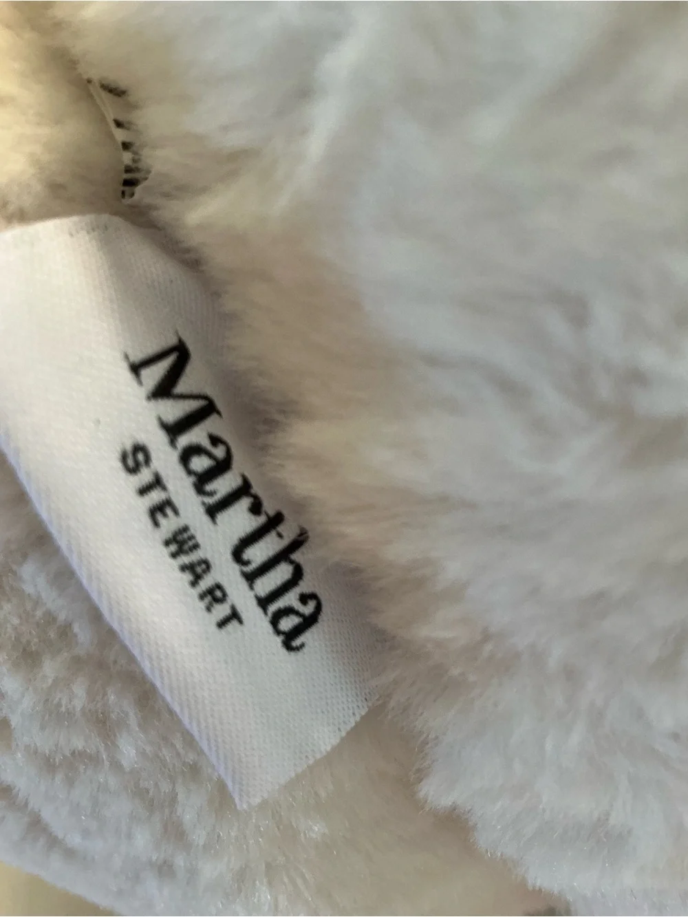 Martha Stewart White Plush Jack-O'-Lantern Pumpkin Hat